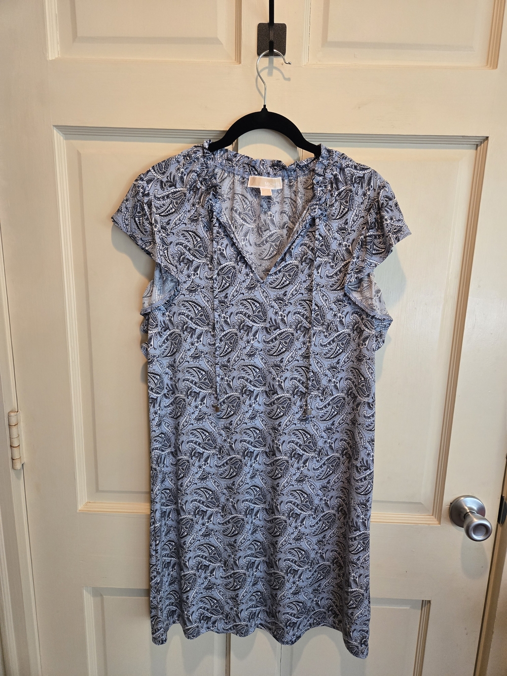Paisley Print Blue Women's Shift Dress